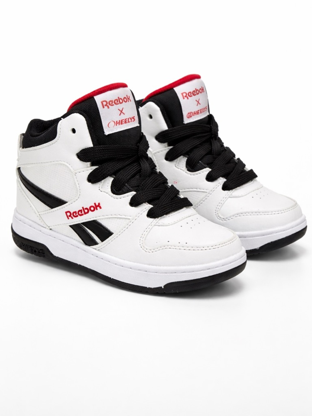 Reebok x Heelys Sneakers Size 13 Kids | White Black Red Roller Shoes